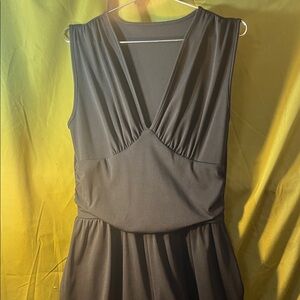 Black Sleeveless Wide-Leg Women’s Jumpsuit